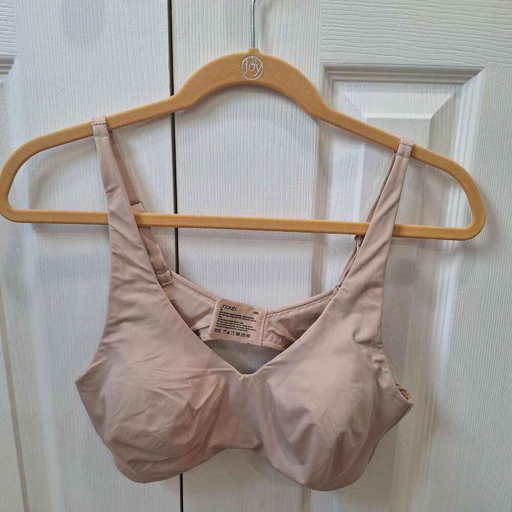 Jockey Smooth & Sleek Wirefree Molded Bra Beige 38B
